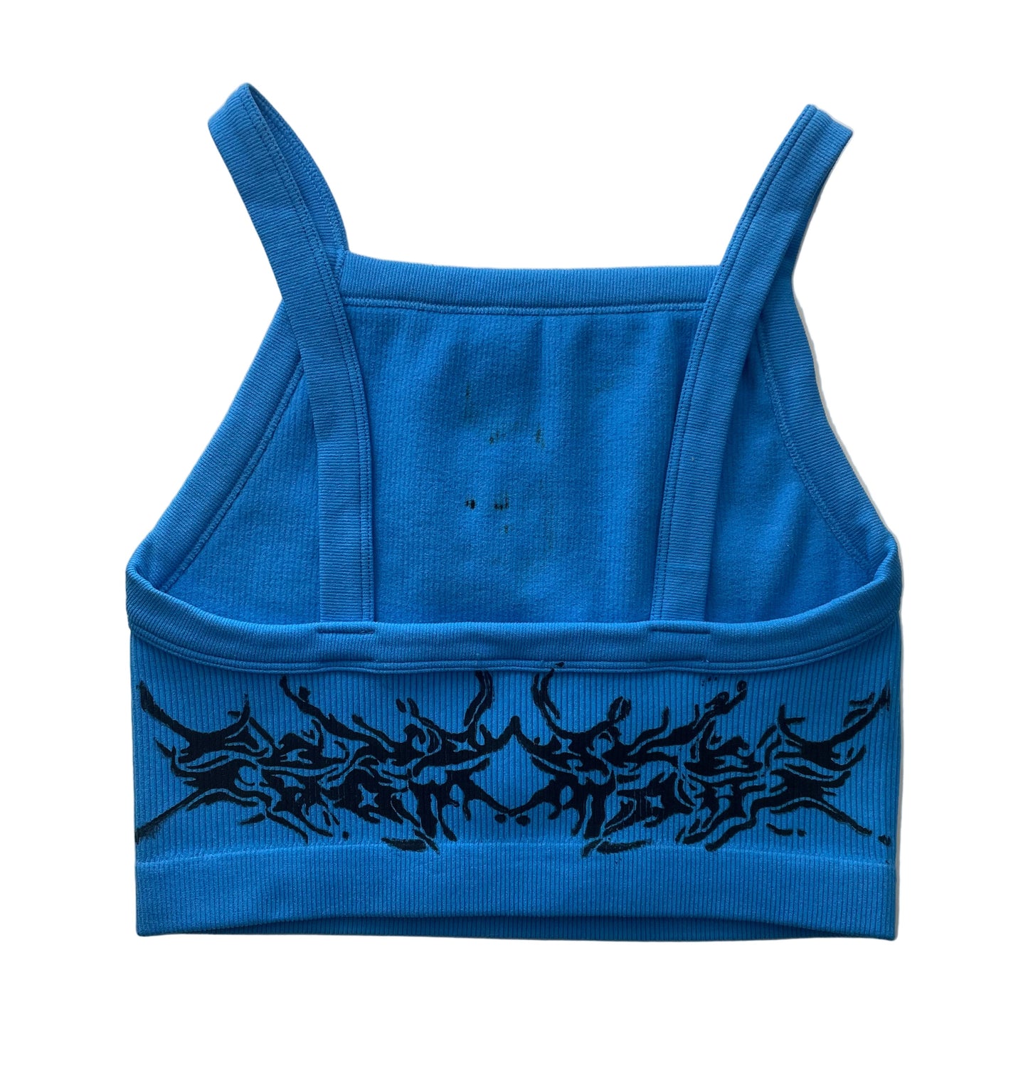 Upcycled Block Print - Crop Top