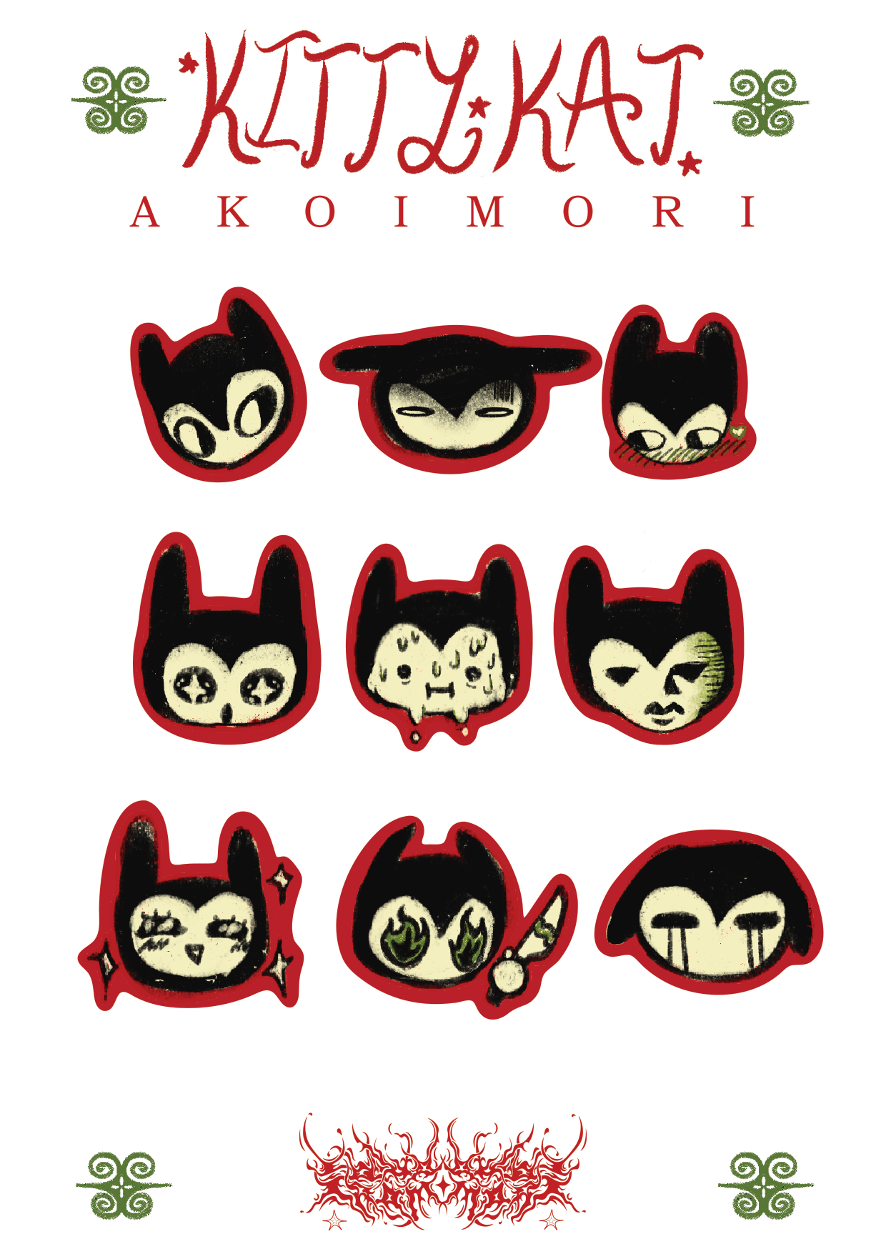 KITTYKAT Sticker Sheet #3