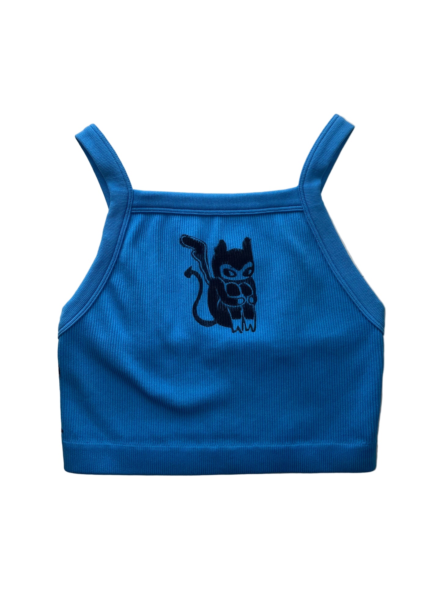 Upcycled Block Print - Crop Top