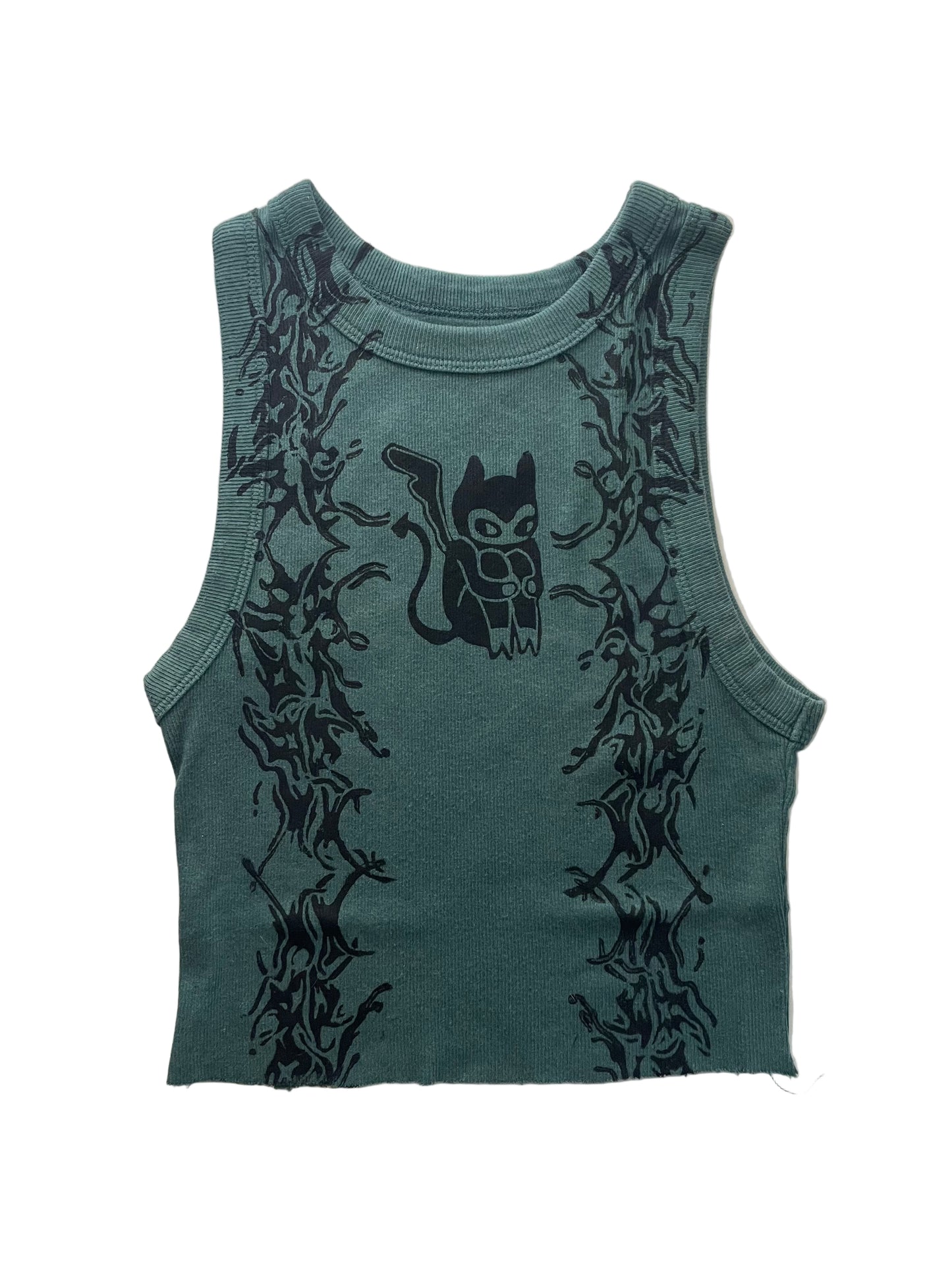 Upcycled Block Print - Tank Top