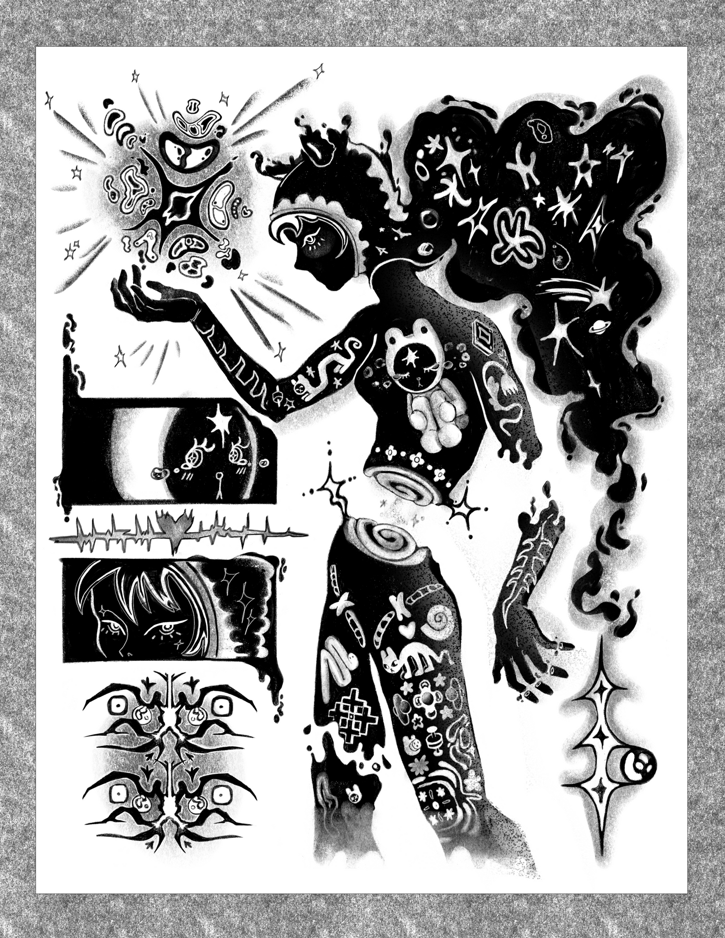 Heart in My Hands, 8.5x11in, Print