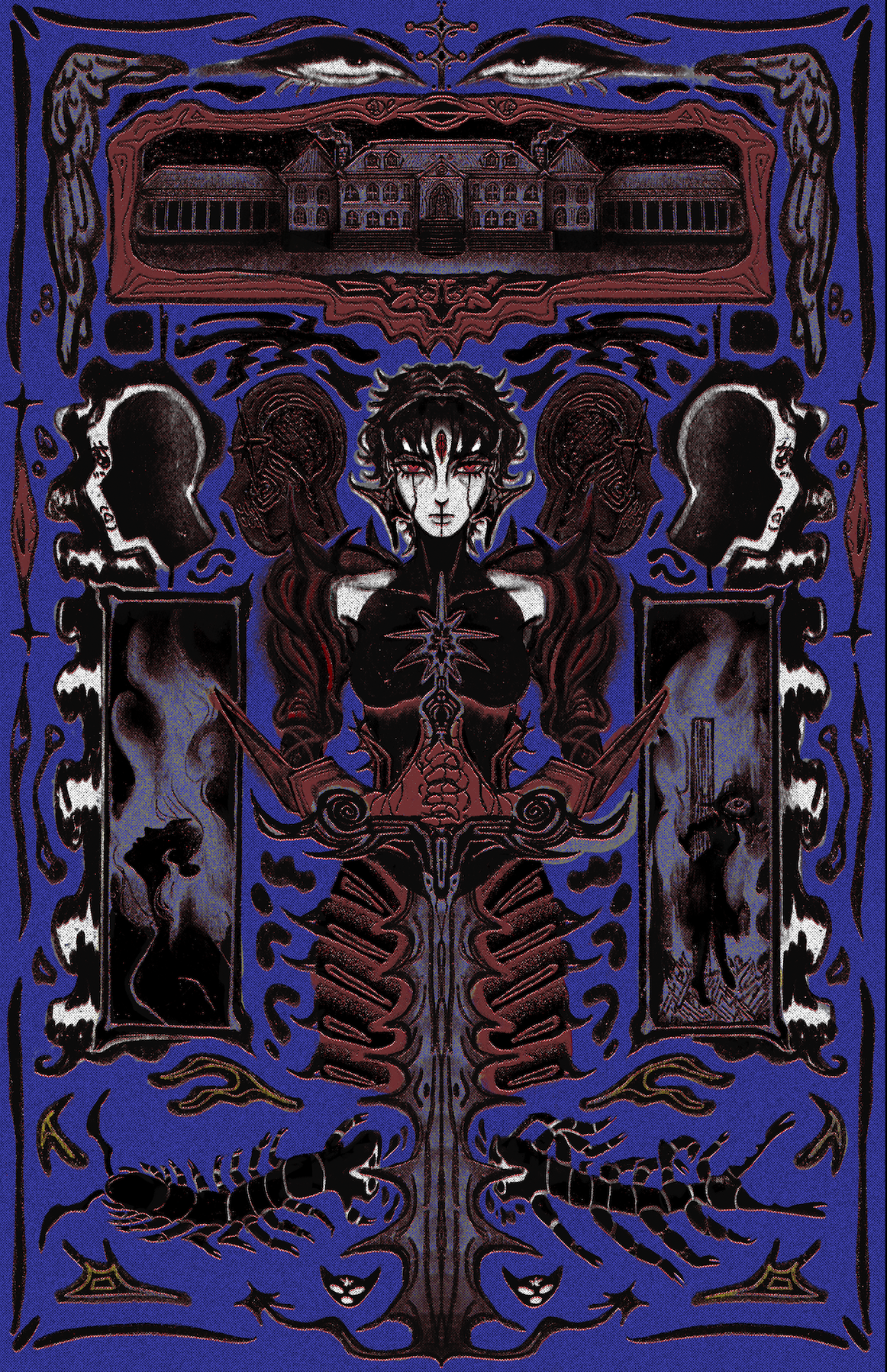 Martha In Blue, 11x17in Print